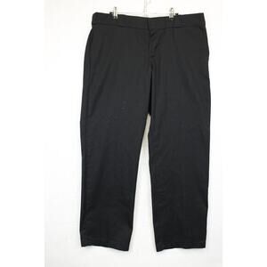 Dickies 774 Work Pants‎ Women Original Fit Straight Leg High Rise 14R Black